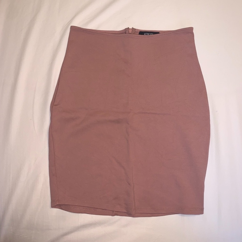 Blush Midi Bodycon Skirt - Picture 4 of 6